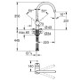 Rubinetto monocomando per lavello GROHE Minta, DN 15