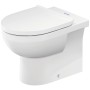 Duravit No. 1 WC a terra, Rimless, a filo parete - vista dettagliata
