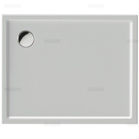 Receveur de douche rectangulaire Duravit Starck Slimline 100 x 80 cm avec revêtement antidérapant