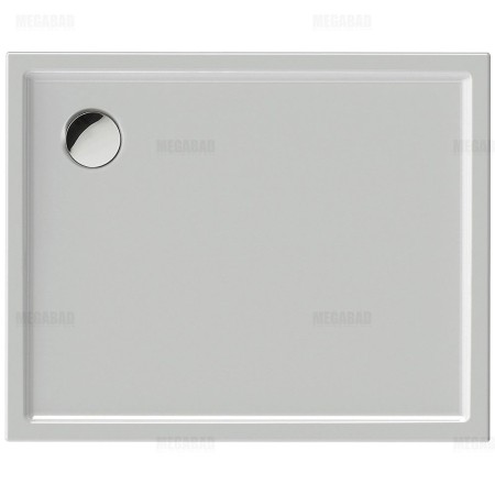 Receveur de douche rectangulaire Duravit Starck Slimline 100 x 80 cm avec revêtement antidérapant