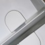 Vasque double LAUFEN Sonar 100 x 37 cm - vue technique