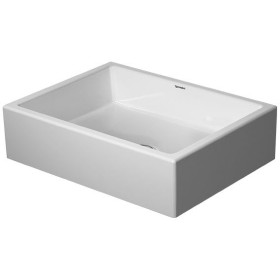 Vasque à poser Duravit Vero Air brossée sans trou de robinet 50 x 38 cm, sans trop-plein