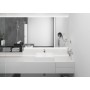 Robinetterie de lavabo hansgrohe Vernis Shape 190 avec bonde à tirette - vue technique
