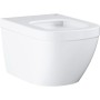 WC sospeso in ceramica GROHE Euro per cassetta di scarico incassata, senza bordo