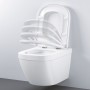 WC sospeso in ceramica GROHE Euro per cassetta di scarico incassata, senza bordo - vista dettagliata