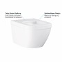 WC sospeso in ceramica GROHE Euro per cassetta di scarico incassata, senza bordo - immagine prodotto