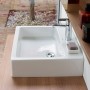 Lavabo Duravit Vero 70 cm avec 1 trou de robinet - vue détaillée