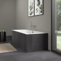 Duravit DuraSquare Badewanne Rechteck 180 x 80 cm, Einbauversion - technische Ansicht