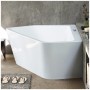 Duravit Paiova 5-Eck Badewanne links, mit Verkleidung 177 x 130 cm - Detailansicht