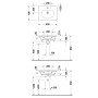 Meuble-lavabo Duravit Viu 63 cm avec 1 trou de robinet, avec trop-plein