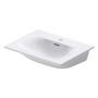 Lavabo meuble Duravit Viu 63 cm avec 1 trou de robinet, avec trop-plein - vue détaillée