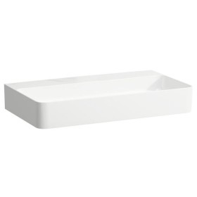Vasque à poser LAUFEN Val 75 x 42 cm sans trou de robinet, sans trop-plein