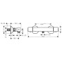 hansgrohe Ecostat Universal Brausethermostat - Detailansicht