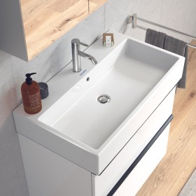 Lavabo meuble Duravit Vero Air avec 1 trou de robinet 80 x 47 cm, avec trop-plein