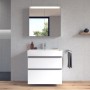 Lavabo meuble Duravit Vero Air avec 1 trou de robinet 80 x 47 cm, avec trop-plein - photo produit