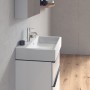 Lavabo meuble Duravit Vero Air avec 1 trou de robinet 80 x 47 cm, avec trop-plein - vue détaillée