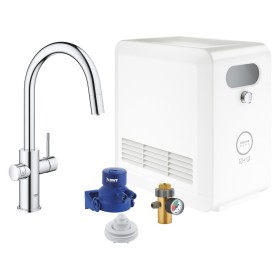 GROHE Blue Professional C-Auslauf Kit, Mousseurauslauf herausziehbar