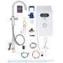 Kit beccuccio GROHE Blue Professional C, beccuccio mousseur estraibile - vista tecnica