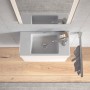 Lavabo Duravit Vero Air sans trou de robinet 50 x 25 cm, sans trop-plein - vue détaillée