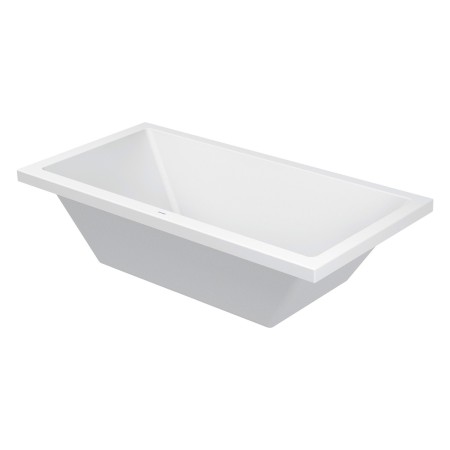 Duravit Starck Badewanne Rechteck 180 x 90 cm mit zwei Rückenschrägen