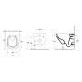 Villeroy & Boch Architectura WC compatto a scarico a pavimento, sospeso, AntiBac e CeramicPlus