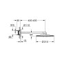 GROHE Rainshower SmartActive 310 Kopfbrauseset mit 2 Strahlarten und Wandanschluss - Detailansicht
