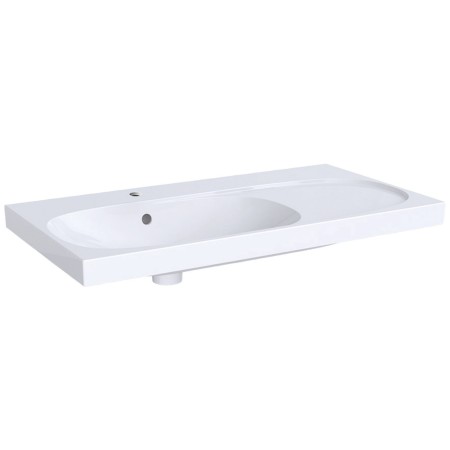 Lavabo Geberit Acanto avec tablette droite 90 x 48,2 cm