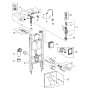 GROHE Solido 5 in 1-Set für WC mit Euro-Keramik Tiefspül-WC, Bauhöhe 113 cm - technische Ansicht