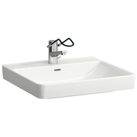 Lavabo LAUFEN PRO LIBERTY avec trou de robinet et trop-plein 60 x 55 cm