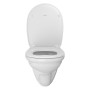 Duravit D-Code WC sospeso Basic - vista tecnica