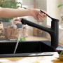 Rubinetto monocomando da cucina hansgrohe Zesis M33 150 con doccetta estraibile, 2 tipi di getto - vista dettagliata