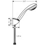 hansgrohe Crometta 85 1jet/Porter C Set 125 cm - technische Ansicht
