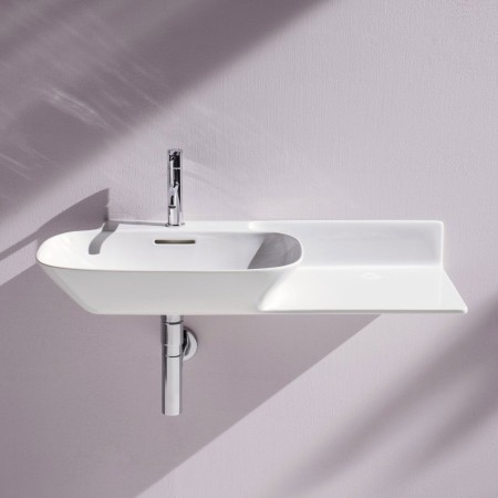 Lavabo encastrable LAUFEN INO 90 x 45 cm avec tablette à droite