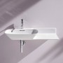 Vasque encastrable LAUFEN INO 90 x 45 cm avec tablette à droite