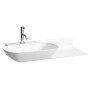 Vasque encastrable LAUFEN INO 90 x 45 cm avec tablette à droite - photo produit