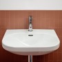 Mitigeur de lavabo monocommande LAUFEN LUA Eco+ sans bonde de vidage - vue technique