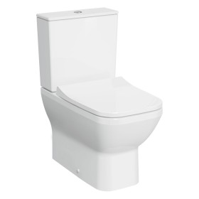VitrA Integra Square Combiné WC sur pied à chasse d'eau profonde sans rebord VitrA Flush 2.0