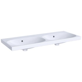 Double vasque Geberit Acanto 120 x 48,2 cm