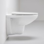 GROHE Bau Keramik Wand-Tiefspül-WC Slim Set spülrandlos - technische Ansicht