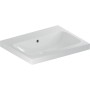 Lavabo Geberit iCon Light 60 cm sans trou de robinet, avec trop-plein