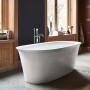 Duravit White Tulip Badewanne freistehend 160 x 80 cm - technische Ansicht