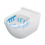 Duravit Starck 3 WC suspendu Rimless avec HygieneGlaze - vue technique