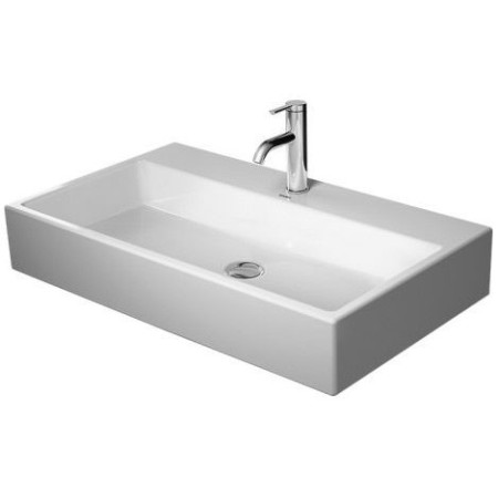 Lavabo meuble Duravit Vero Air avec 1 trou de robinet, 80 x 47 cm, sans trop-plein