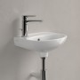 Lavabo Villeroy & Boch O.novo 36 x 27,5 cm, con troppopieno e foro rubinetto a sinistra