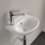 Lavabo Villeroy & Boch O.novo 36 x 27,5 cm, con troppopieno e foro rubinetto a sinistra - vista dettagliata