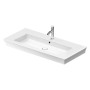 Meuble/lavabo Duravit White Tulip 105,5 cm, avec trop-plein et trou pour robinet