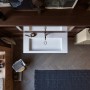 Meuble/lavabo Duravit White Tulip 105,5 cm, avec trop-plein et trou de robinet - photo produit