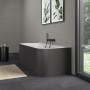 Duravit Happy D.2 Plus Badewanne 180 x 80 cm, mit 2 Rückenschrägen, Vorwandversion - Produktansicht