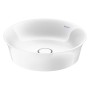 Vasque à poser Duravit White Tulip ronde 43 cm, sans trop-plein