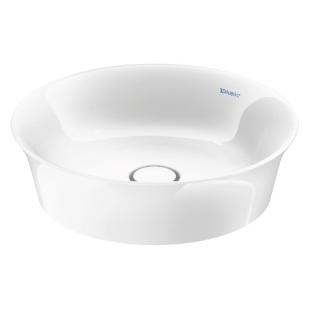 Vasque à poser Duravit White Tulip ronde 43 cm, sans trop-plein